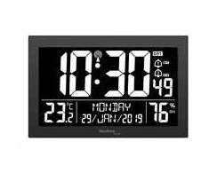 Laikrodis TechnoLine WS 8017, juodas