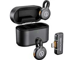 Hollyland LARK M2S Wireless Lavalier Microphone with USB-C Plug (Duo, Space Gray)