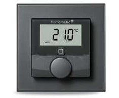 HomeMatic IP sieninis termostatas su drėgmės jutikliu (HmIP-WTH-A) (antracito spalvos)
