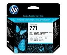 Hewlett Packard (HP) HP 771 juoda / šviesiai pilka spausdinimo galvutė, skirta HP Designjet Z6200, Z6600, Z6800