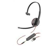 Hewlett Packard (HP) Poly Blackwire 3215 Vienpusės USB-A Ausinės (Bulk)