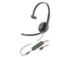 Ausinės HP Poly Blackwire C3215 monofoninės ausinės + nešiojimo dėklas.
