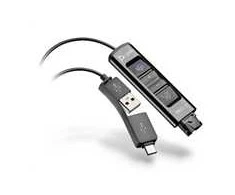 Hewlett Packard (HP) HP Poly DA85-M plačiajuostis QD USB adapteris su jungtimis (USB-A ir USB-C)