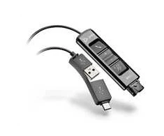 HP Poly DA85 plačiajuostis QD USB adapteris (USB-A ir USB-C)