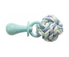 Gimborn Gimdog Cotton Dent + Rope Ball W/Tpr 14cm ø 6,6cm žaislas šuniui