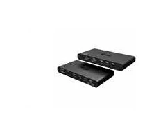I-tec KVM dokas, HDMI, 2 prievadai, maitinimo šaltiniai, 2 x 100 W, garsas - Doko stotelė KVM 2 kompiuteriams