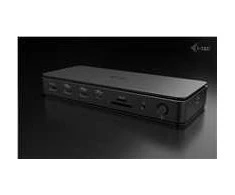 I-TEC Thunderbolt 4 2x Ekranas Dock Generation 3 7x USB + jo 1x TB4 2.5GLAN PD 92W 1m TB4 Kabelis SD/TF kortelių skaitytuvas 3,5 mm garso