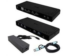 I-TEC universali dviguba 4K Ekrano prijungimo stotelė PD 85W + USB-C įkroviklis 100W
