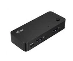 I-tec USB-C/USB-A Universalus KVM HUB 2x USB-C (5Gbps) + 2x USB-A 3.0 (5Gbps) USB-C Maitinimas 5V/3A-15W max (2x kabeliai 100cm)