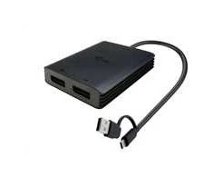 I-tec USB-A/USB-C dvigubas 4K/60 Hz DisplayPort vaizdo adapteris