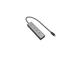 I-tec Metalinis USB-C įkrovimo šakotuvas, 5 prievadų, su USB-C vaizdo įrašu, 8K + maitinimo šaltiniu, 85 W