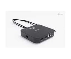 „I-tec USB-C“ dvigubas HDMI, 2xHDMI, 4K 60Hz, 2x USB-C (10Gbps+5Gbps), 4x USB-A (2x5Gbps), maitinimo šaltinis, 100 W LAN, garsas