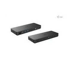 I-TEC USB-C triguba 4K Ekrano prijungimo stotis Gen2 2xDP 1xHDMI 1xGLAN 3xUSB 3.2 Gen1 1xUSB 3.2 Gen2 2xUSB-C Gen2 1xAudio/Mic PD100W