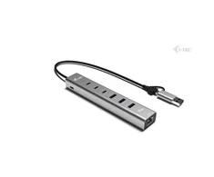 I-tec Hub usb-c/usb-a metal hub 6 port 3xusbc/3xusba
