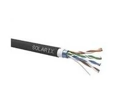 Solarix instaliacinis kabelis CAT5E FTP 305m dvigubas apvalkalas juodas