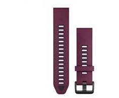 Garmin QuickFit 20mm Silikoninės laikrodžių apyrankės, Merlot/Graphite