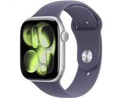 Apple Watch Series 11 GPS 42mm Sidabrinis Aliuminio Case with Violetinė Fog Sport Band - M/L