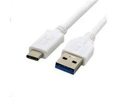 C-Tech C-TECH USB laidas, USB 2.0 AM į USB-C (AM/CM), 2m, baltas