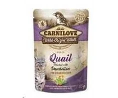 Carni Love Carnilove konservai katėms maiš. Quail Dandelion for sterilized 85g