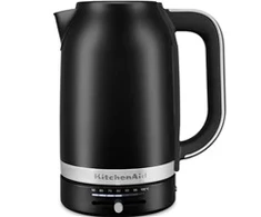 KitchenAid 5KEK1701EBM elektrinis virdulys matinė juoda, 1,7 l, 2400 W, temperatūros reguliavimas 50-100 °C, Keep Warm, nerūdijančio plieno