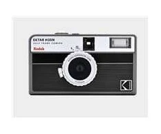 Kodak EKTAR H35N Camera Striped Juodas