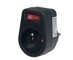 „Connect It Konnoc DX-FZBK-01/01A“ 1x lizdas su jungikliu, juodas