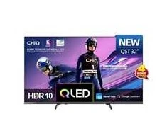CHiQ L32QST televizorius, 32 colių, QLED, „Full HD“, „Google TV“, berėmis, „Dolby Audio“, „dbx-tv“, HDR 10