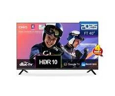 CHiQ L40FT televizorius, 40 colių įstrižainės, FHD, išmanusis, „Google TV“, dbx-TV, „Dolby Audio“, berėmis