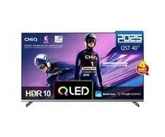 CHiQ L40QST televizorius, 40 colių įstrižainės, QLED, „Full HD“, „Google TV“, berėmis, „Dolby Audio“, „dbx-tv“, HDR 10