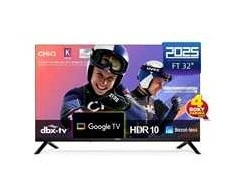 CHiQ LF32FT televizorius, 32 colių, FHD, išmanusis, „Google TV“, dbx-TV, „Dolby Audio“, berėmis