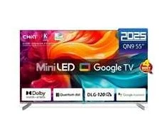 Laikiklis CHiQ M55QA9 TV 55", UHD MiniLED Google TV DLG 120 Hz