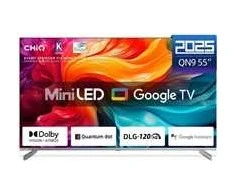 Televizorius CHiQ M55QN9V TV 55", UHD MiniLED Google TV DLG 120 Hz