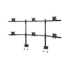 Laikiklis Fiber Mount Stolní držák na 6 monitorů Edbak SV17