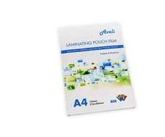 AVELI Laminavimo plėvelė A4 250mic (2x125) blizgi