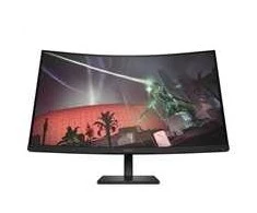 Hewlett Packard (HP) HP OMEN 32c QHD lenktas žaidimų monitorius – 31,5 colio 2560 x 1440 QHD 400 nitų 165 Hz AG, VA, 2x HDMI / DisplayPort / garso lizdas, reguliuojamas aukštis / pakreipimas, 1 metai