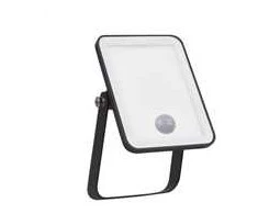 Ledvance 20W LED prožektorius ESSENTIALS, juodas, 4000K, su judesio davikliu