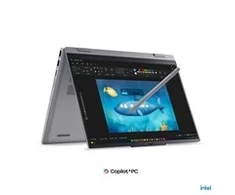 Nešiojamas kompiuteris LENOVO NTB ThinkBook 14 2-in-1 G6 - Ultra5 325, 14" WUXGA lietimui jautrus ekranas, 16 GB, 512 SSD, FHD+IR kamera, W11P, 3R nešiojamas stacionarus kompiuteris