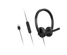 Lenovo Ausinės | USB-A Stereo Gen 2 | Su mikrofonu | su laidu | Juodas