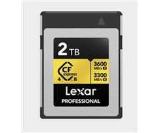 „Lexar Professional Gold CFexpress“ 2 TB atminties kortelė (LCXEXP4002T-RNENG)