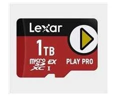 Atminties kortelė „Lexar 1TB Micro SDXC Express PLAY Pro 7.1 UHS-I C10 U3 V30“ atmintis