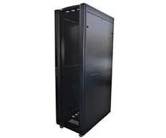 LEXI-Net 19" rack spintelė 42U 800x1000 išardoma, ratukai, 1000kg, perforuotos durys, juoda