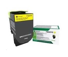 Toneris Lexmark Lexmark – didelis našumas – Geltona – originalus – dažų kasetė – skirta Lexmark C3326dw, MC3326adwe, MC3326i