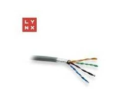 LYNX FTP kabelis, Cat5e, LSZH, 0.5mm, varinis, skirtas naudoti patalpose, pilkas, dėžutė 305m