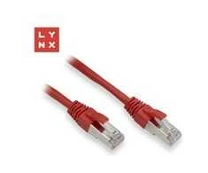 LYNX FTP jungiamasis kabelis Cat5e PVC, CCA, 15m, raudonas