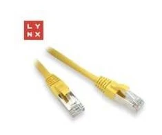 LYNX FTP jungiamasis kabelis Cat5e PVC, CCA, 15m, geltonas
