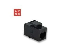 LYNX keystone spojka UTP Cat6, 8P8C, juoda