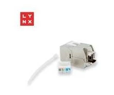 LYNX keystone, STP Cat6a, savisriegis, sidabrinis