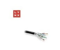 LYNX SFTP kabelis, Cat6a, PE, varinis, lauko sąlygoms, juodas, ritė 500 m