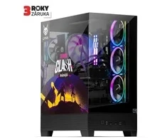 Stacionarus kompiuteris Komputer Lynx LYNX Streamers Clash Ryzen 7 7800X3D 32GB 1TB SSD NVMe RX 9070 16G W11 Home