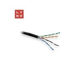 LYNX UTP kabelis Cat5e, PE (FCA), varinis, lauko sąlygoms, juodas, dėžutė 305m